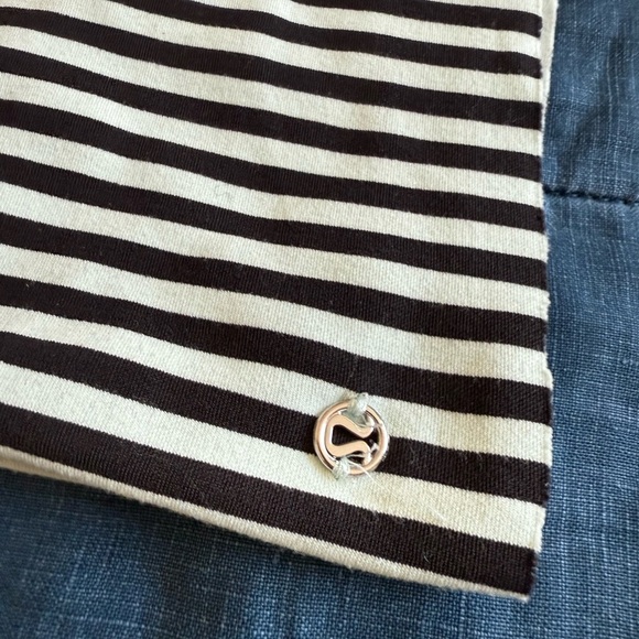 Lululemon vinyasa scarf wrap striped mint & black - Picture 4 of 6